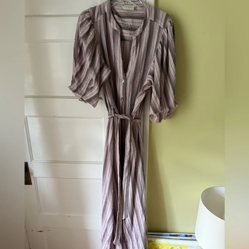 Wrap London Striped textured dress
Crinkle cotton - Picture 2 of 8
